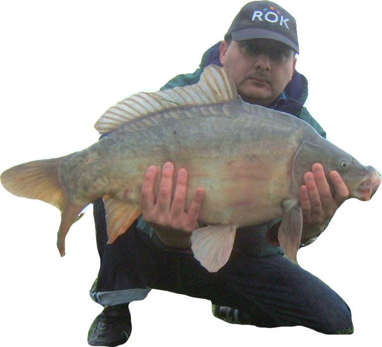 23lb carp caught on toasted bread